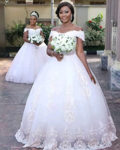 Nigerian wedding Gown