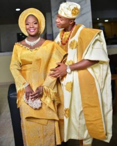 40 Yoruba Traditional Wedding Styles To Wow In 2021 Allnigeriainfo The dress is filled with lacework that looks stunning halter neck style is also a good option for a dress for engagement for a girl. 40 yoruba traditional wedding styles to