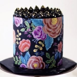 abstract cake design