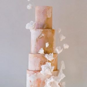 Nude wedding cake