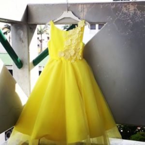 yellow dress for little girls