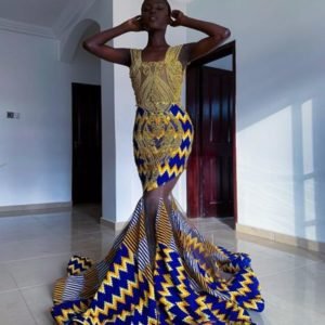 fit and flay ankara gown