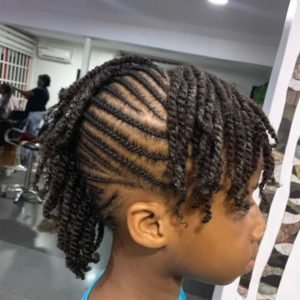 weaving hairstyle for kids