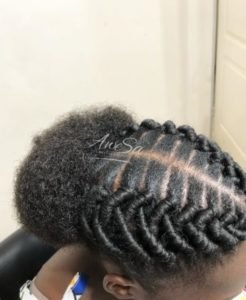 unique wool hairstyle