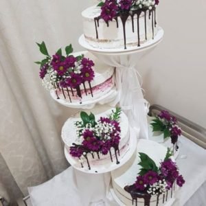multiple tier wedding cake