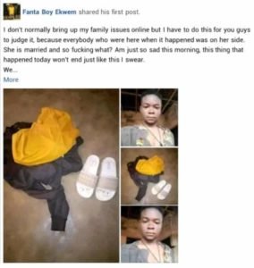 Man fights his newly married younger sister for refusing to wash his clothes